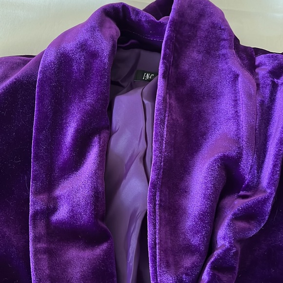 INC Velvet Purple Blazer Price Firm Rare - Picture 6 of 8